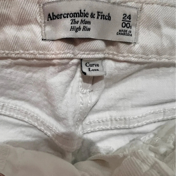 Abercrombie and Fitch curve love high rise mom jean size 00 short excellent cond - Picture 5 of 5